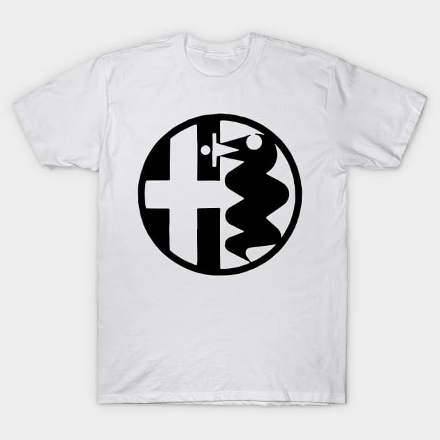 Alfa Romeo Logo T-Shirt by hi ~ hello ~